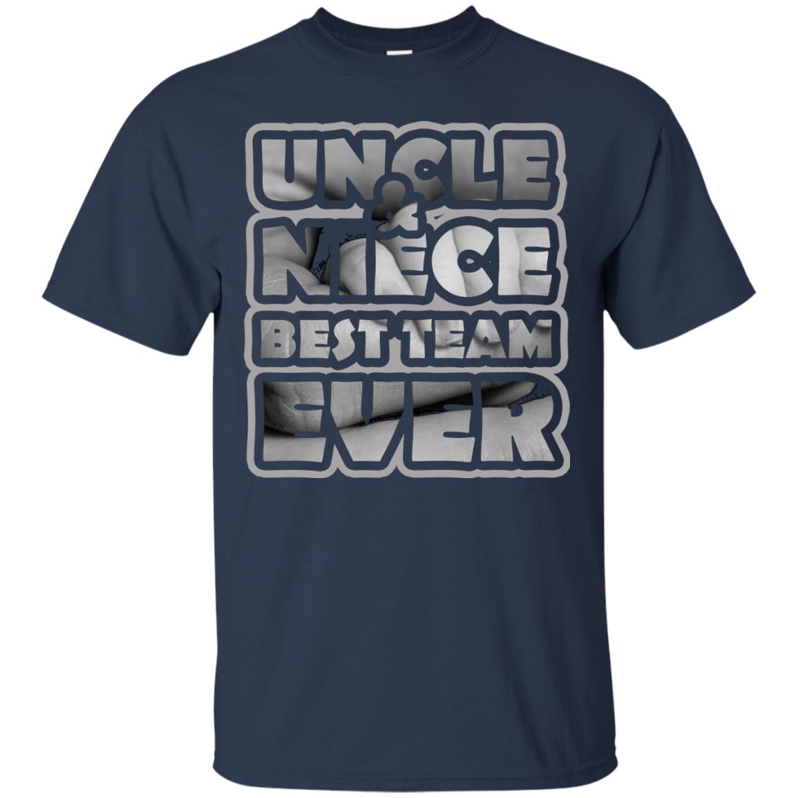 Uncle And Niece Best Team Ever Shirt For Uncle Or Niece Navy