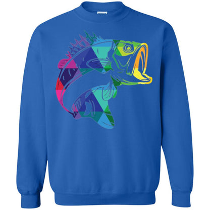 Fisherman T-shirt Fish For Bass Royal