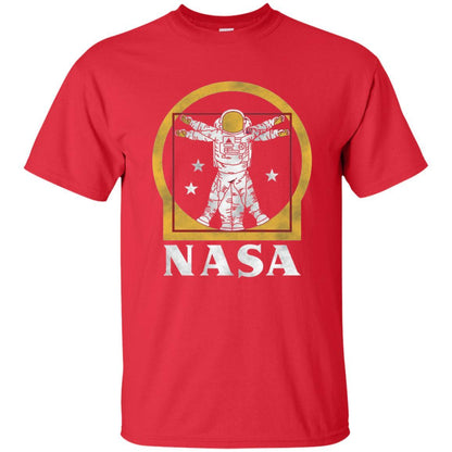 Vitruvian Astronaut T-Shirt Red