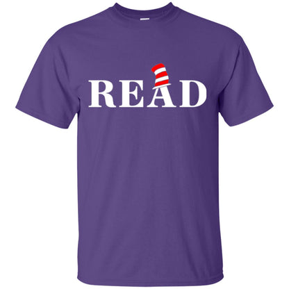 Read Book Lover National Wear Red Day T-shirt Purple