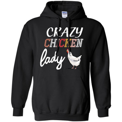 Crazy Chicken Lady Chicken Shirt For Girls Womens Black
