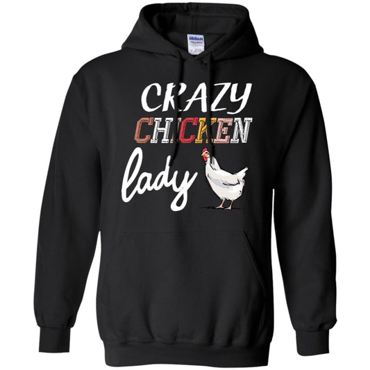 Crazy Chicken Lady Chicken Shirt For Girls Womens Black