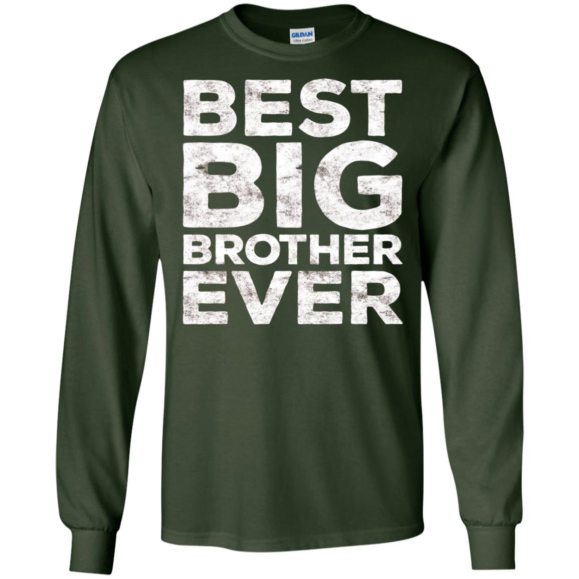 Best Big Brother Ever Family T-shirt Forest Green