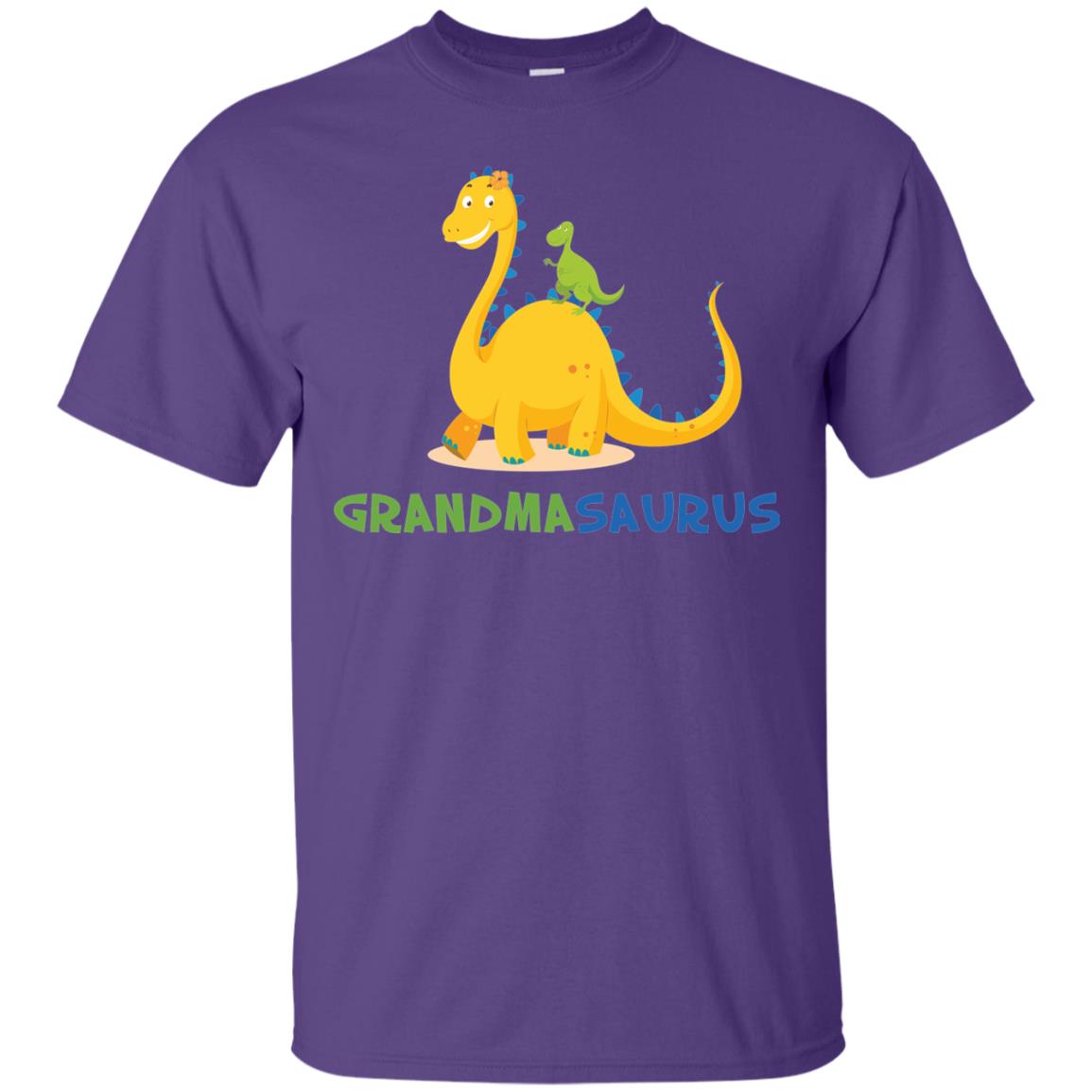 Grandmasaurus Grandmom Grandma Shirt Purple