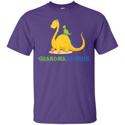 Grandmasaurus Grandmom Grandma Shirt Purple