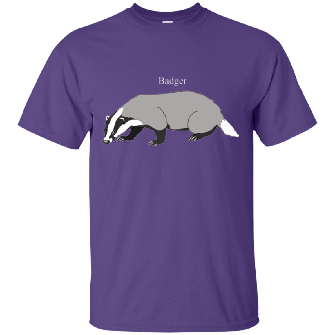 Fierce Badger T-shirt Purple