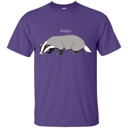 Fierce Badger T-shirt Purple