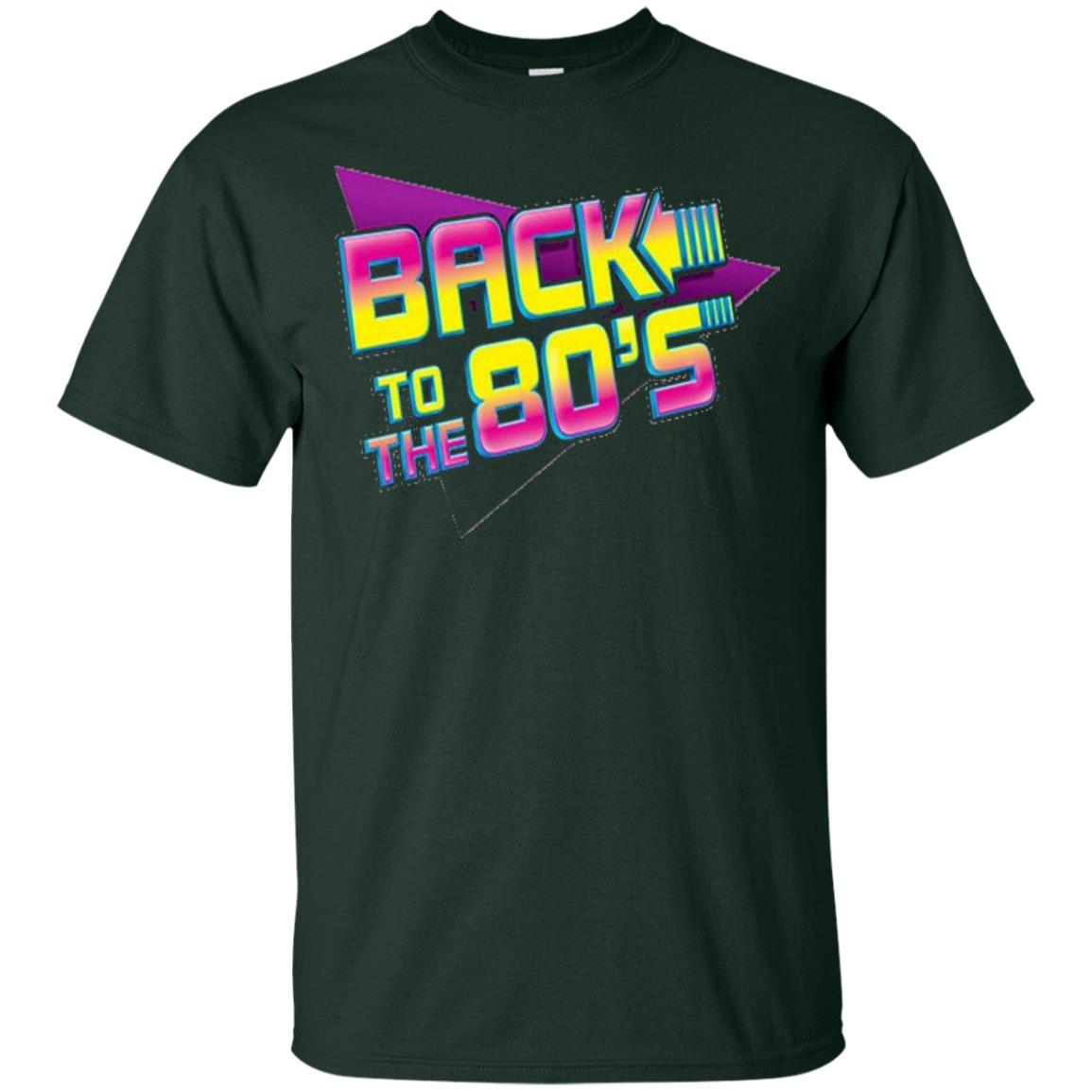 Back To The 80s Graphic Retro Novelty T-shirt Forest