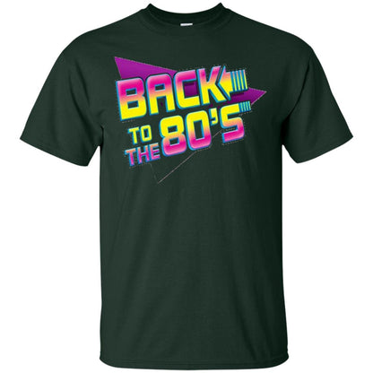 Back To The 80s Graphic Retro Novelty T-shirt Forest