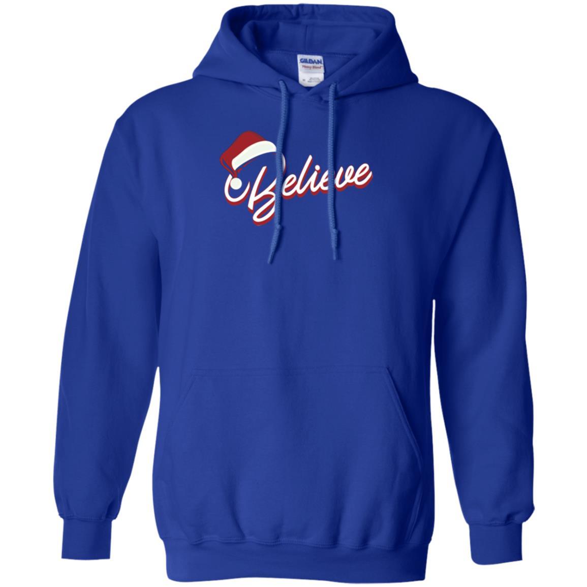 Christmas T-shirt Believe In Santa Claus Royal