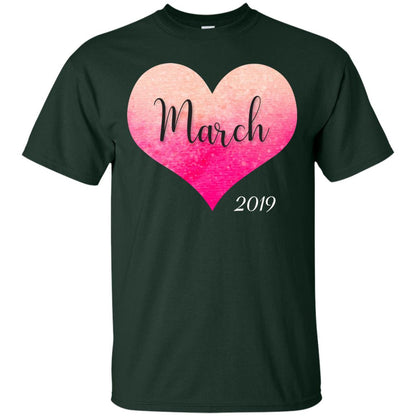 Pregnancy Reveal Announcement Party March 2019 Shirt Forest