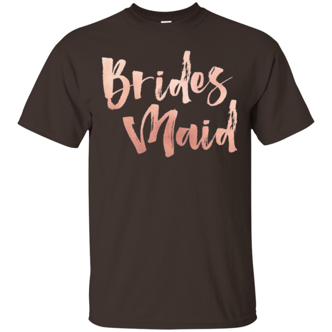 Bridal Shower Wedding Party Bridesmaid T-shirt Dark Chocolate