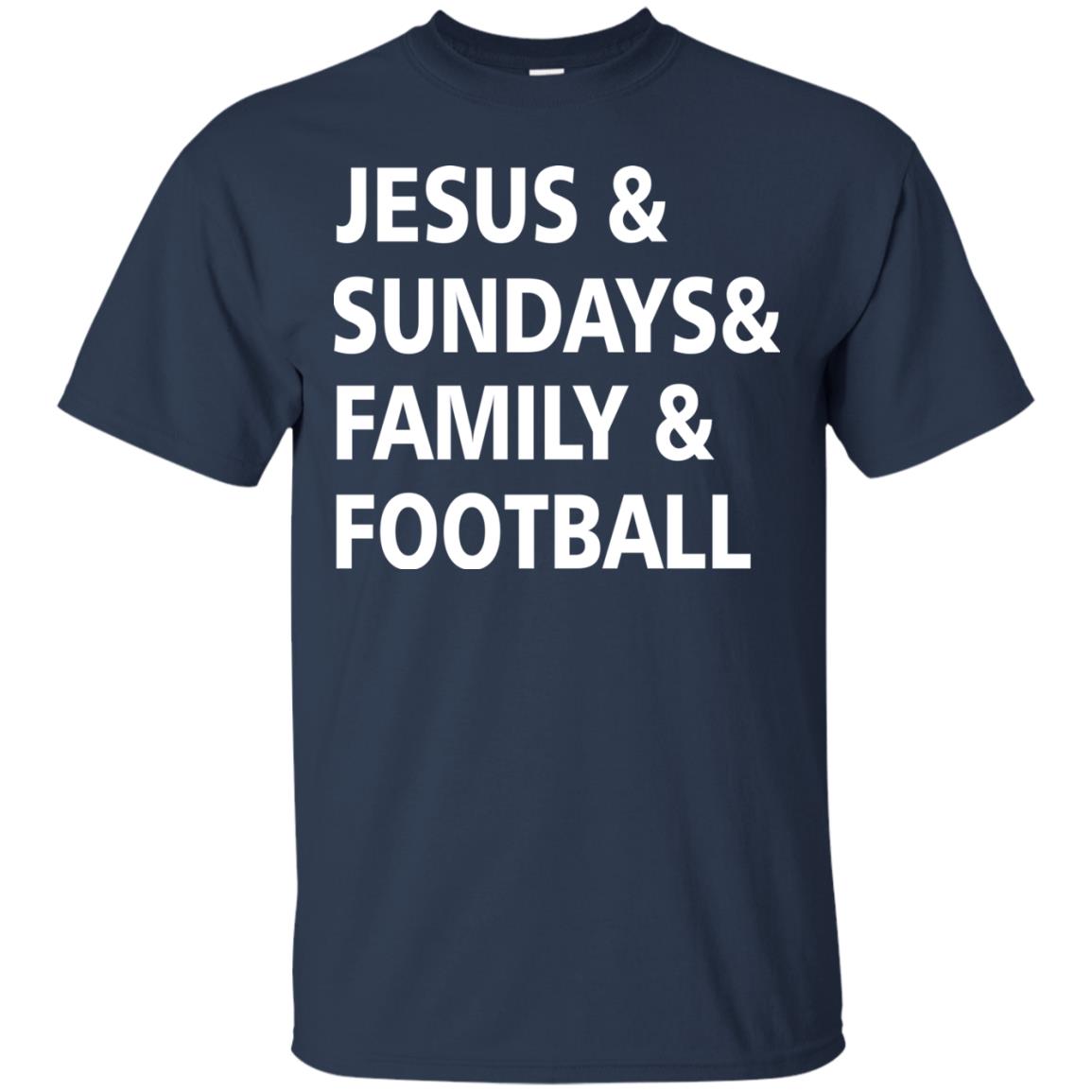 Jesus Sundays Family Football Shirt Navy