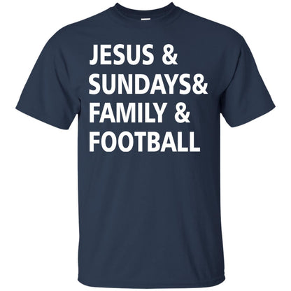 Jesus Sundays Family Football Shirt Navy