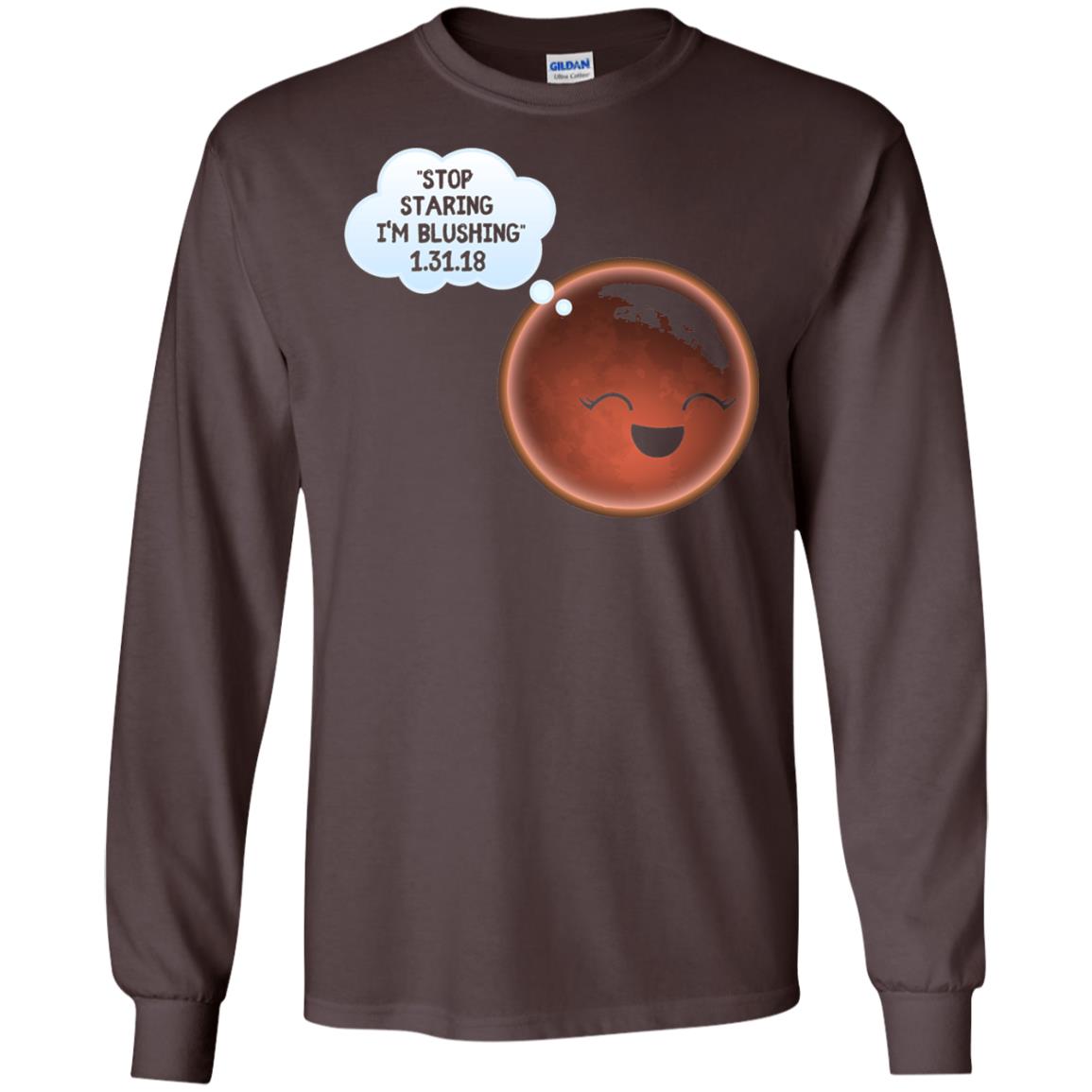 Celestial Total Lunar Eclipse 2018 T-shirt Funny Meme Dark Chocolate