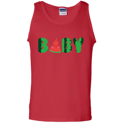 Baby Watermelon Funny Summer Melon Fruit Shirt For Baby Kids Red