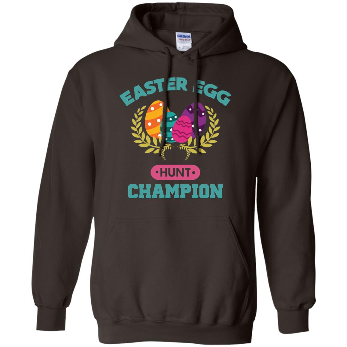 Easter Egg Hunt Champion Easter Day T-shirt Dark Chocolate