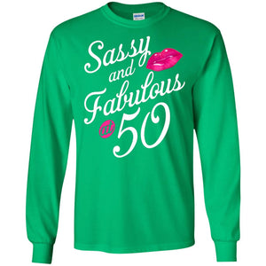 50th Birthday T-shirt Sassy And Fabulous At 50