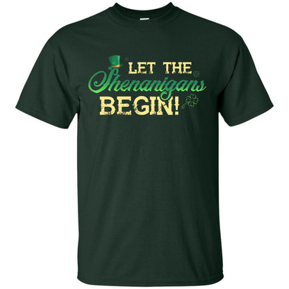 Let The Shenanigams Begin Saint Patric_s Day T-shirt Forest
