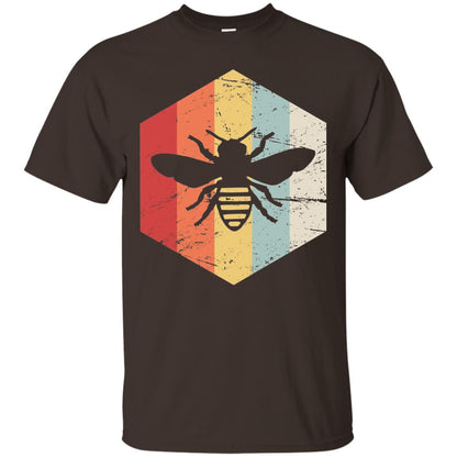 Retro Beekeeper T-shirt Dark Chocolate
