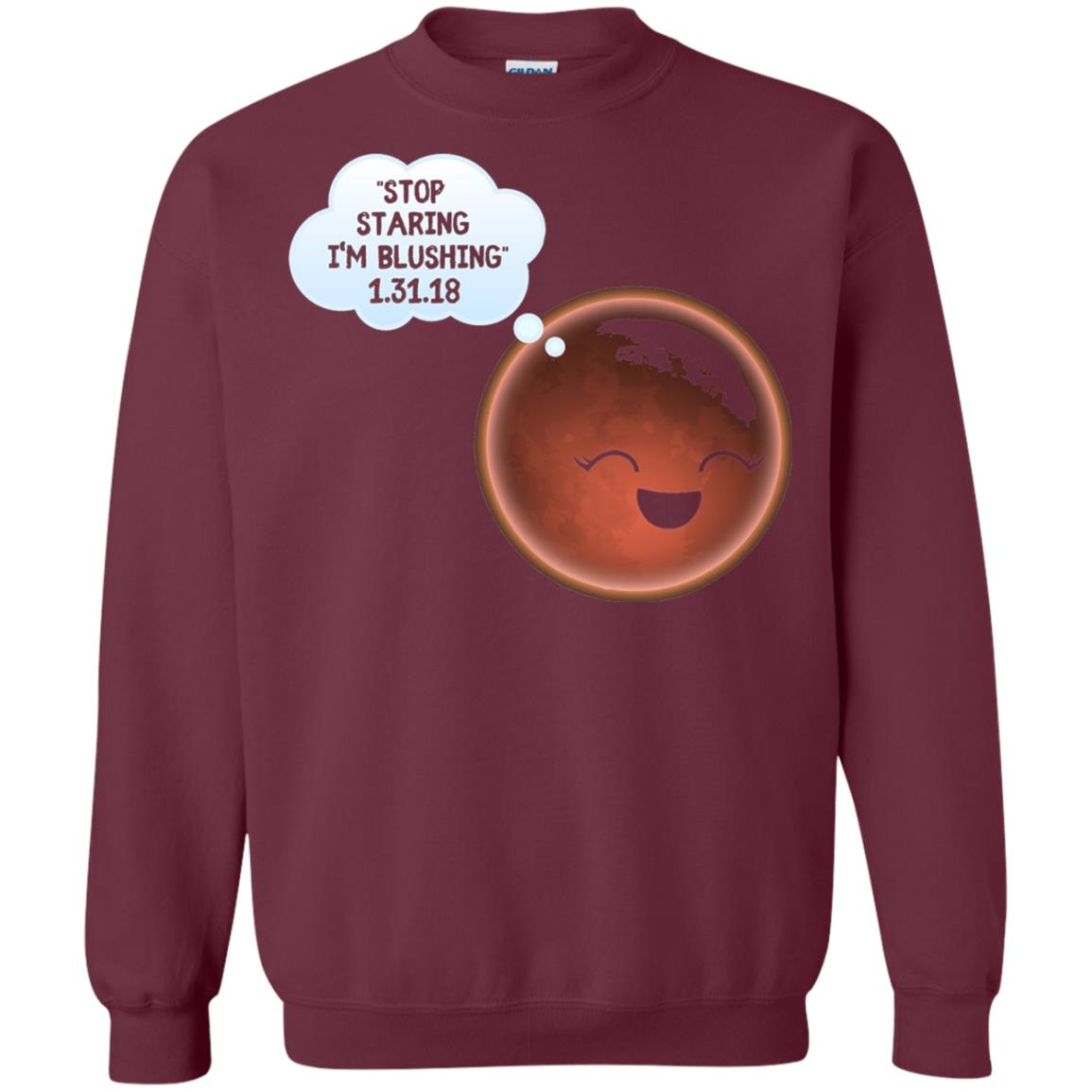 Celestial Total Lunar Eclipse 2018 T-shirt Funny Meme Maroon