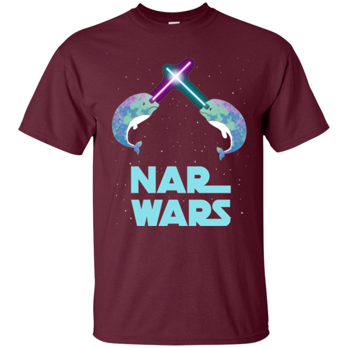Narwhals T-shirt Nar Wars Maroon