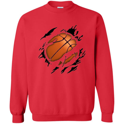 Basketball Lover T-shirt Basketball In Me Red