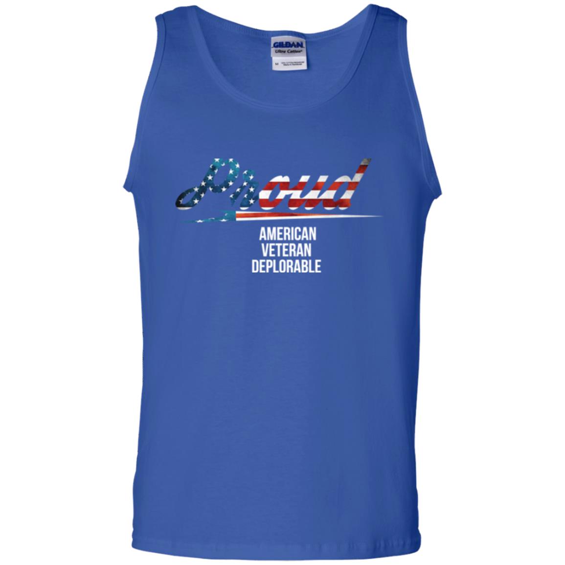 Veteran T-shirt Proud American Veteran Deplorable Royal