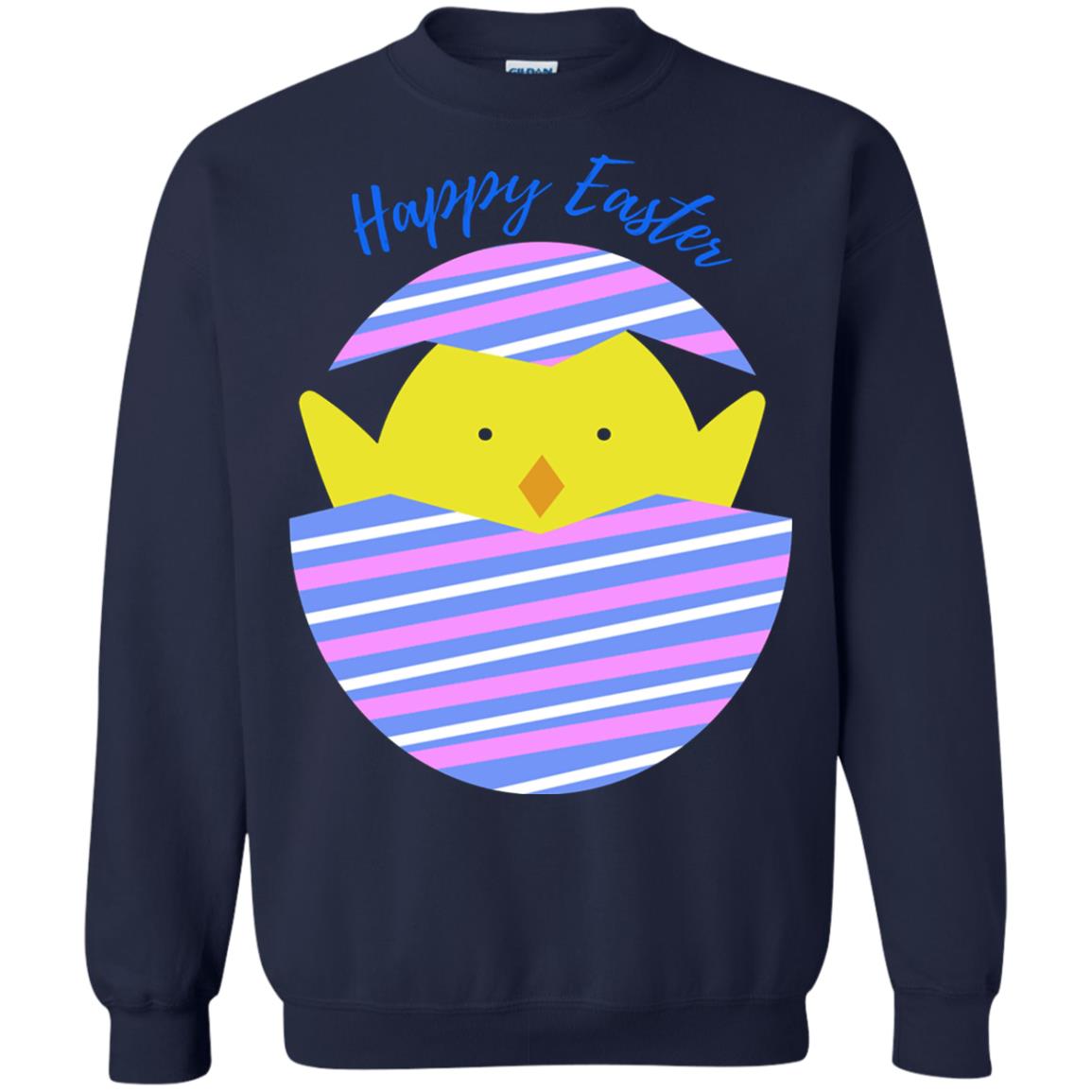 Easter Shirt Happy Easter Navy