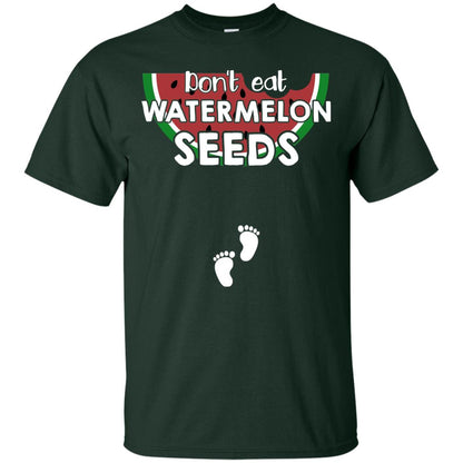 Don_t Eat Watermelon Seeds Pregnancy Announcement Shirt Forest