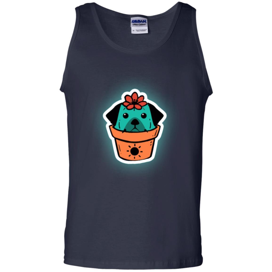 Dog Lover T-shirt Cactus Dog Dogcus Navy