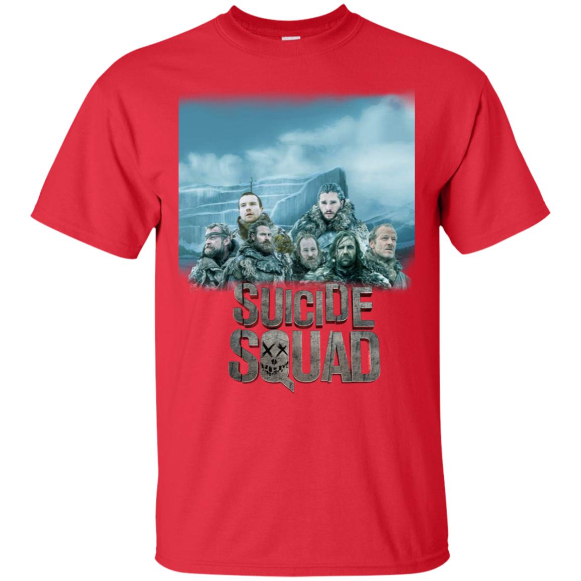 Suicide Squad Game Of Thrones Version T-shirt Red
