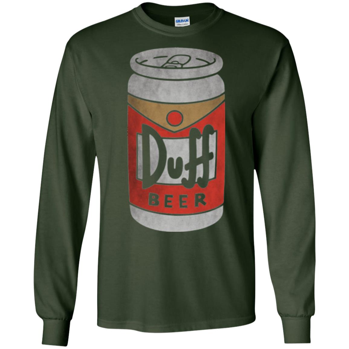 Beer Lovers T-shirt Duff Beer Forest Green