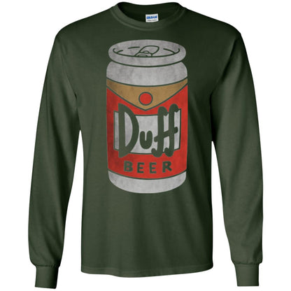 Beer Lovers T-shirt Duff Beer Forest Green