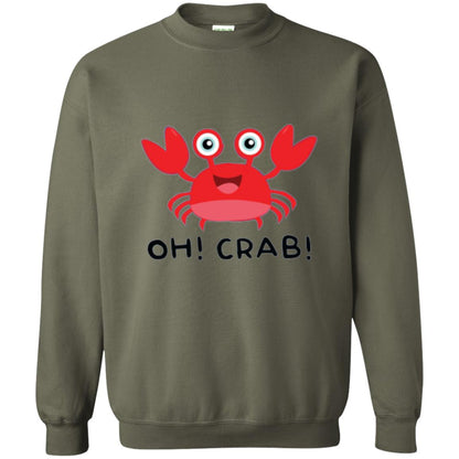 Oh Crab Crab Lover T-shirt Military Green