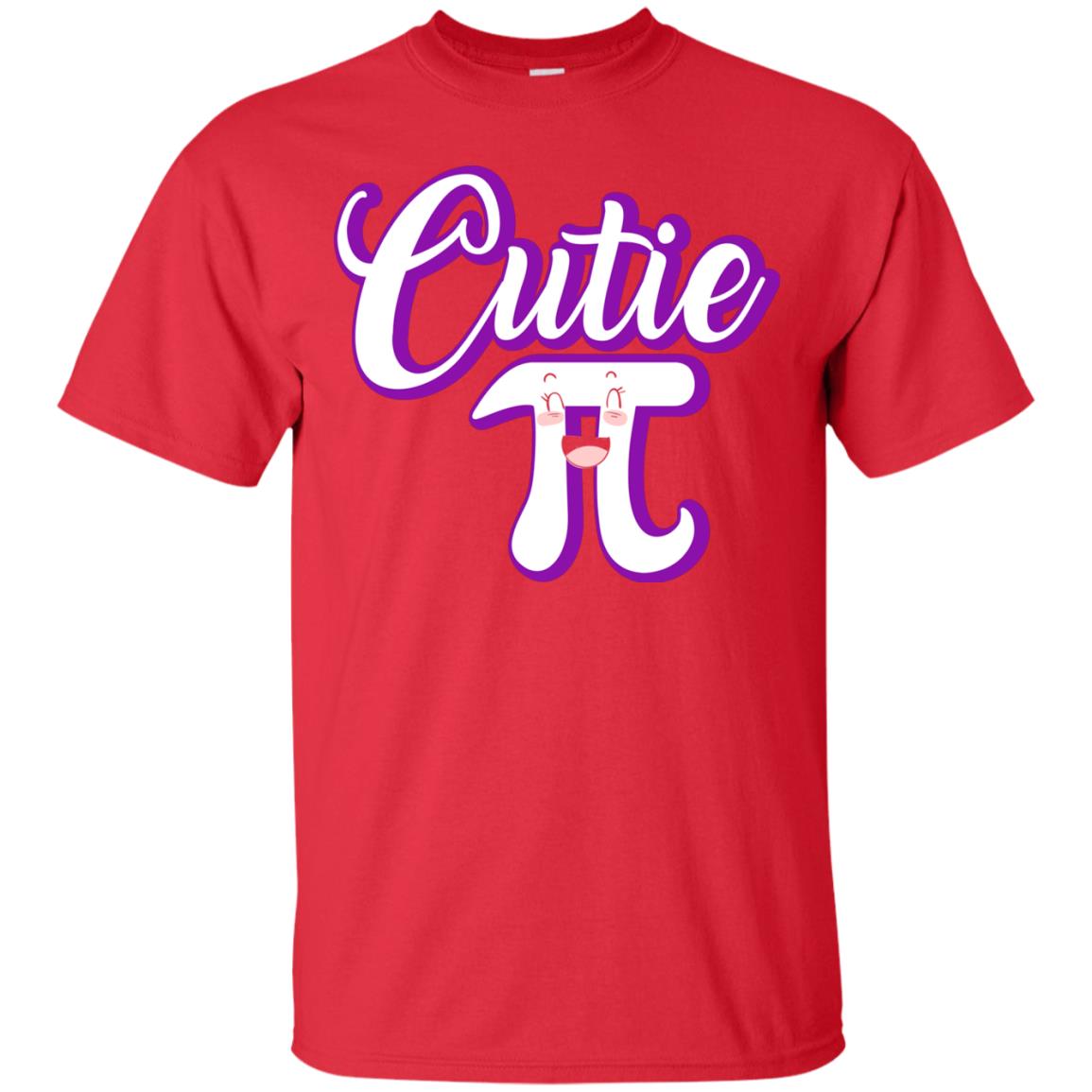 Cutie Pi Math Teacher T-shirt Red