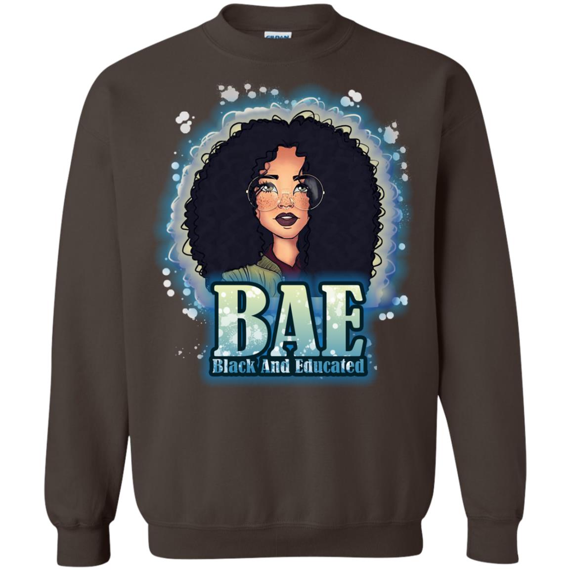 Bae Shirt Black And Educated Dark Chocolate