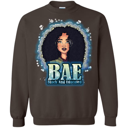 Bae Shirt Black And Educated Dark Chocolate