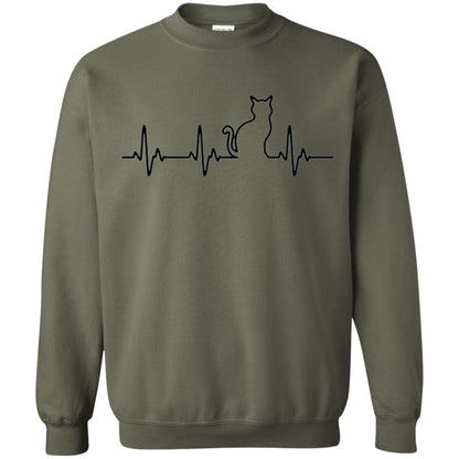 Cat Lovers T-shirt Military Green