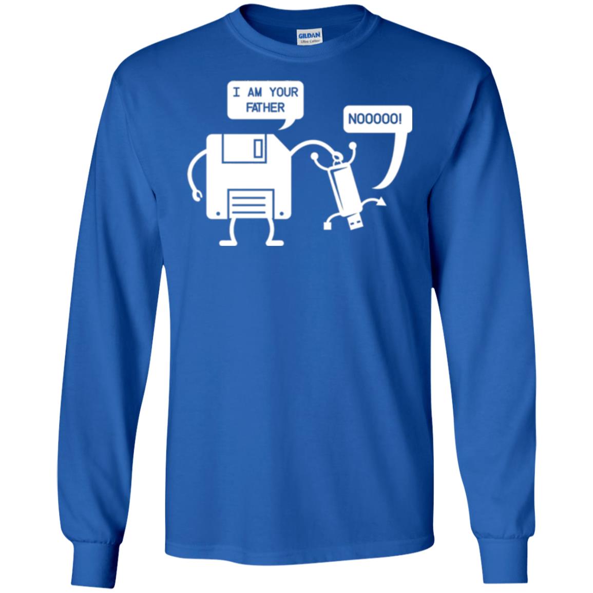 Usb Floppy Disk T-shirt I Am Your Father Royal