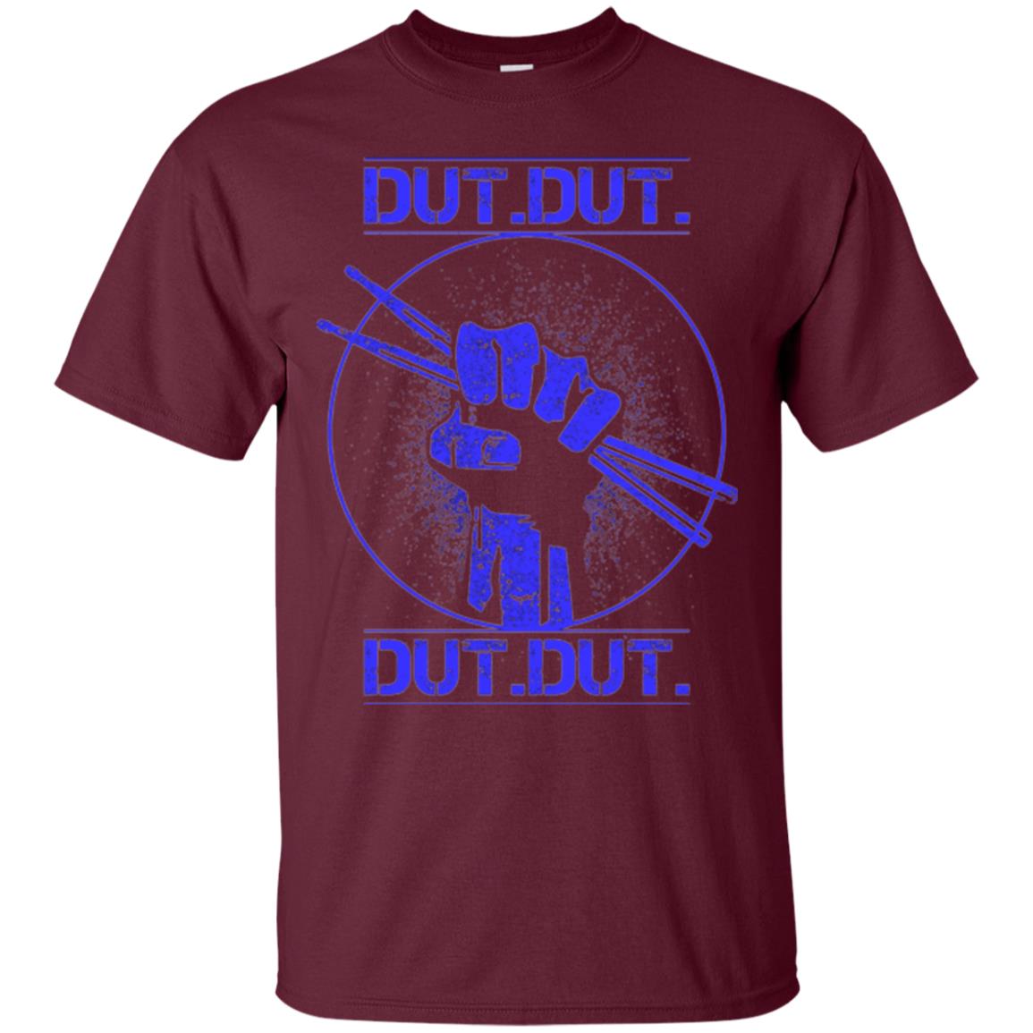 Drum Lovers T-shirt Dut Marching Band Maroon