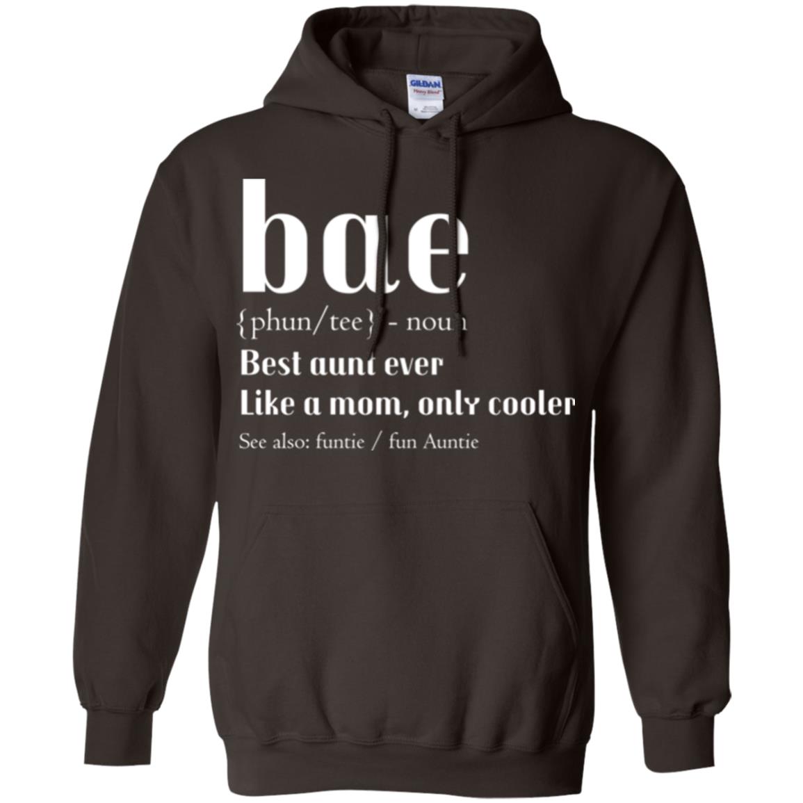 Aunt T-shirt Bae Best Aunt Ever Dark Chocolate