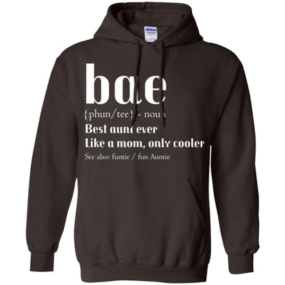 Aunt T-shirt Bae Best Aunt Ever Dark Chocolate