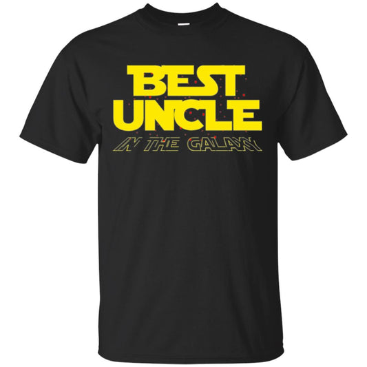 Uncle T-shirt Best Uncle In The Galaxy Black