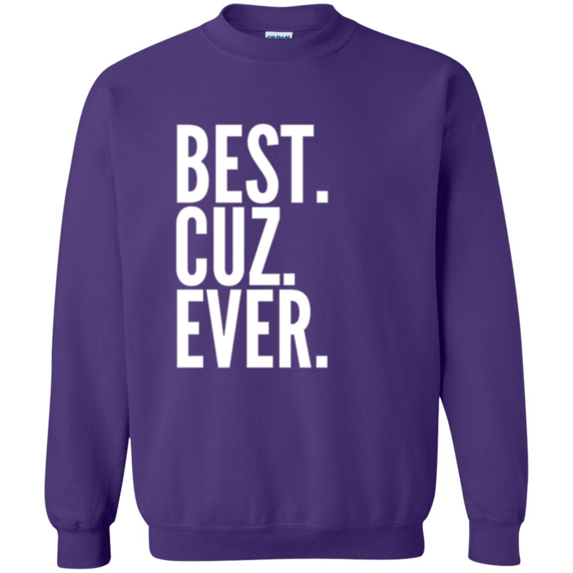 Family T-shirt Best Cuz Ever Purple
