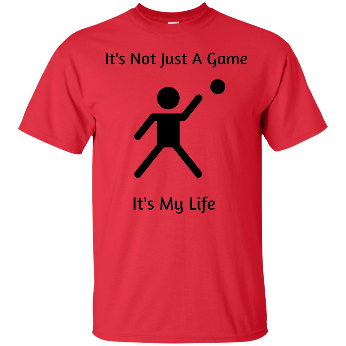 Basketball Shirt Its Not Just A Game Its My Life Red