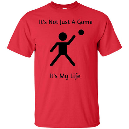 Basketball Shirt Its Not Just A Game Its My Life Red