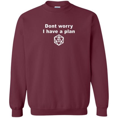 Gamer T-shirt Don_t Worry I Have A Plan Maroon