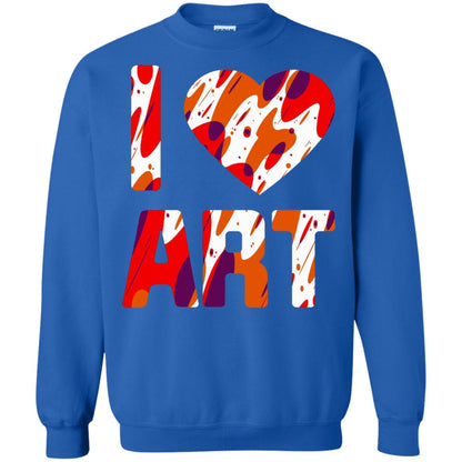Artist T-shirt I Love Art Royal