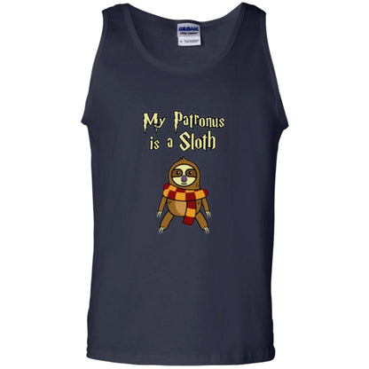 Christmas T-shirt My Patronus Is A Sloth T-shirt Navy